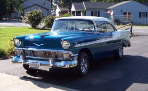 one of our classic car restoration projects in Middle, Tennessee a 1956 CHevy BelAir