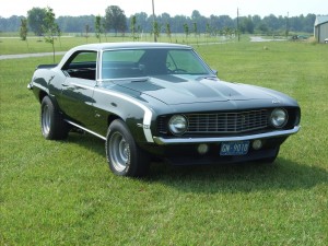 one of our classic car restoration projects in Middle, Tennessee a 1969 Chevy Camaro